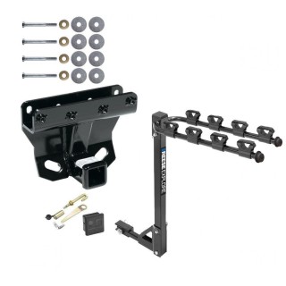 Trailer Tow Hitch w 4 Bike Rack For 05 10 Jeep Grand Cherokee WK